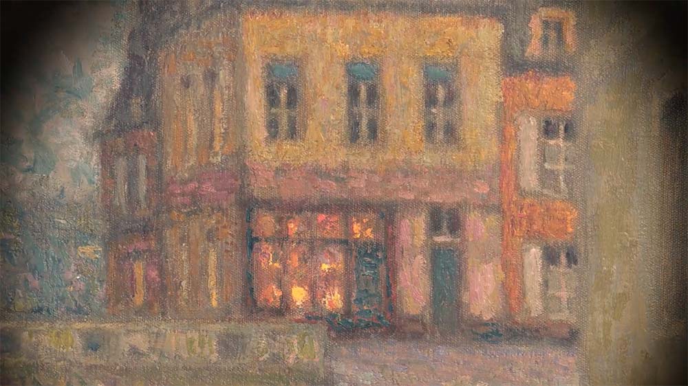 Maison sur le canal à Douais, Henri Le Sidaner